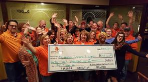 Big Orange Foundation Presents Check to MRA