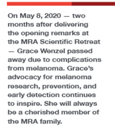 Grace Wenzel Tribute Research