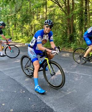 Bill Evans Rides His Bicycle To Raise Awareness and Funding for Research