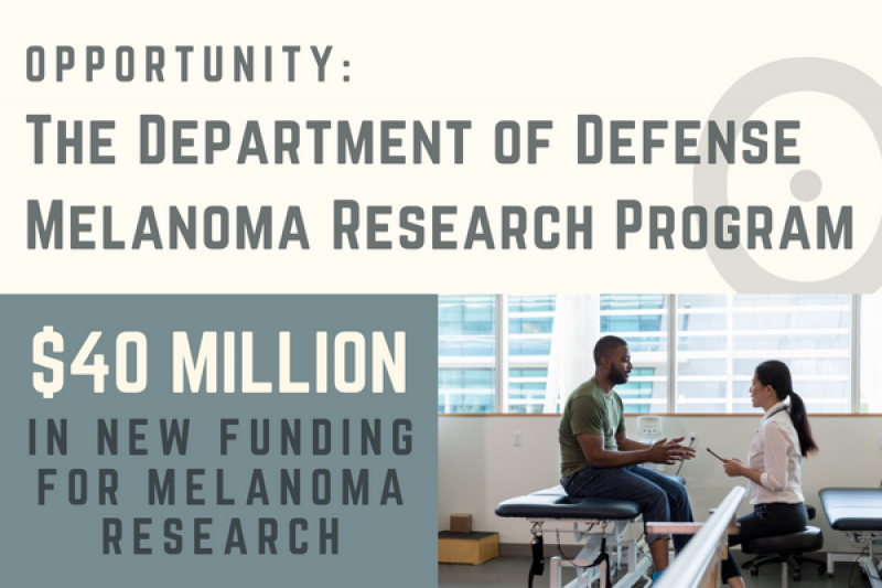 New Funding Alert Department of Defense Melanoma Research Program